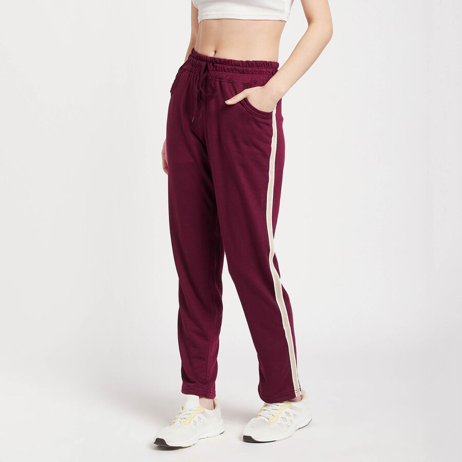 Solid Joggers, Wine, large image number null