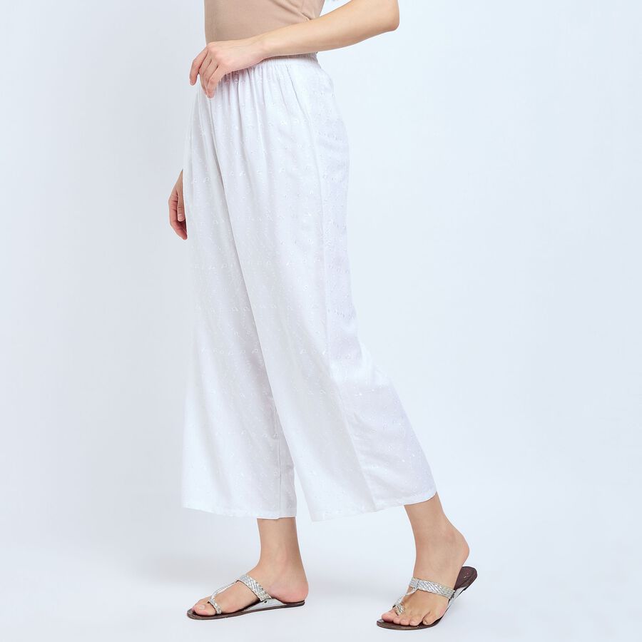 Ladies' Palazzos, ऑफ व्हाइट, large image number null