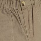 Boys' 100% Cotton Cross Pocket Trouser, Khaki, small image number null