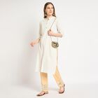Ladies' 100% Cotton Palazzos , Beige, small image number null