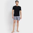 Men's 100% Cotton Boxers, Light Blue, small