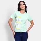 Ladies' 100% Cotton Round Neck T-Shirt , Light Green, small image number null