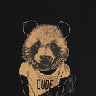 Boys Jet Black Crew Neck Casual T-Shirt, Black, small image number null