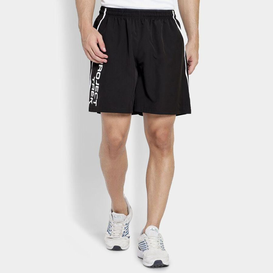 Men's Bermudas , काला, large image number null