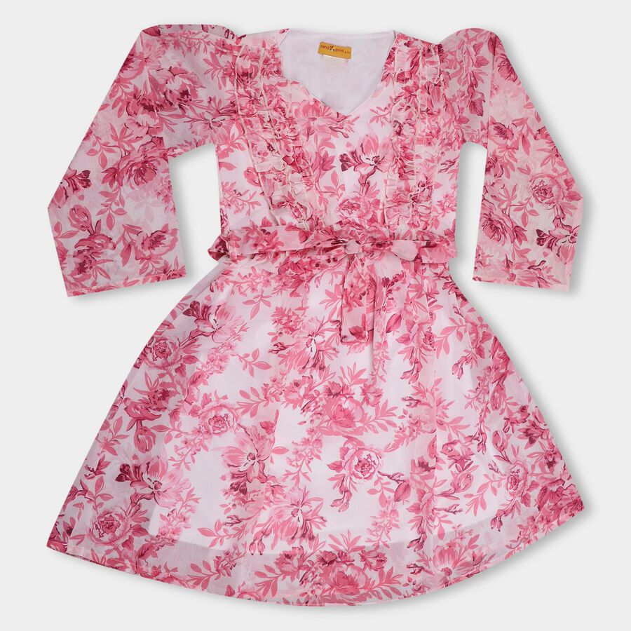 Girls' Dress , Pink, large image number null