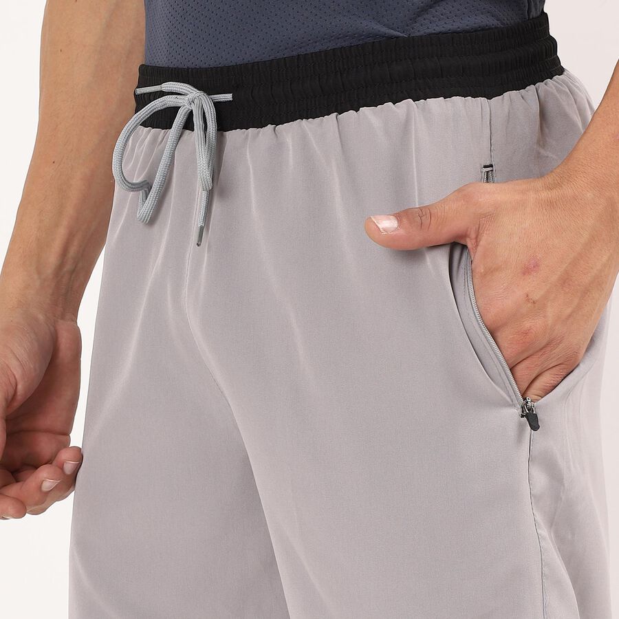 Men's Light Grey Regular Fit Active Bermuda Shorts, Light Grey, large image number null