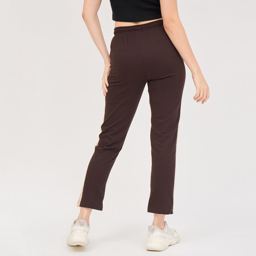 Ladies' Regular Track Pants, Brown, large image number null