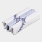 Men's White and Light Blue Handkerchief Classic Hanky, हल्का नीला, small image number null