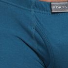 Men's 100% Cotton Trunks, Teal Blue, small image number null
