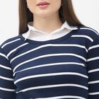 Ladies' Shirt, Navy Blue, small