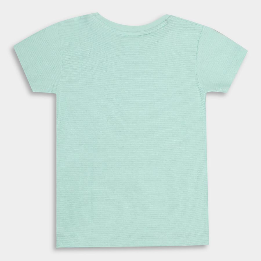 Boys' Half Sleeves T-Shirt , Aqua, large image number null