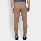 Men's Slim Fit Casual Trousers , Khaki, small image number null