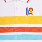 Boys' 100% Cotton Half Sleeves T-Shirt, White, small image number null