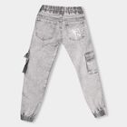 Boys' Jeans , हल्का ग्रे, small image number null
