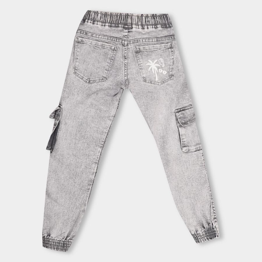 Boys' Jeans , हल्का ग्रे, large image number null
