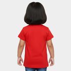 Girls' T-Shirt, लाल, small