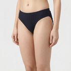 Women's Navy Blue Regular Fit Solid Panty, Navy Blue, small
