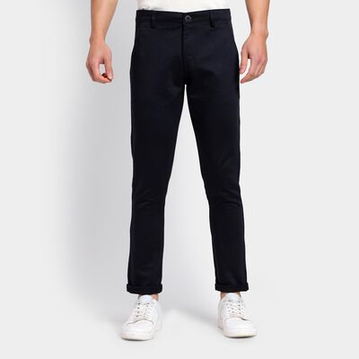 Men's Slim Fit Casual Trousers 