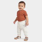 Infants' Melange Light Grey Jogger Fit Printed Pyjama, मिश्रित हल्का ग्रे, small