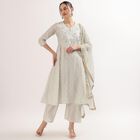 Ladies' Kurta, हल्का ग्रे, small image number null