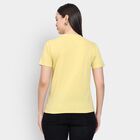Ladies' Round Neck T-Shirt , खाकी, small