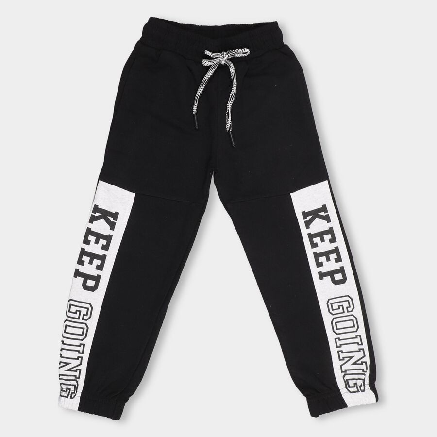 Boys' Pyjama, काला, large image number null