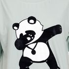 Ladies' 100% Cotton Round Neck T-Shirt, हल्का हरा, small image number null