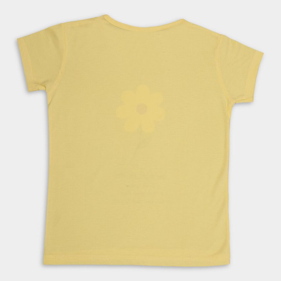 Girls' T-Shirt , Yellow, large image number null