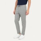 Men's Grey Slim Fit Jogger, हल्का ग्रे, small