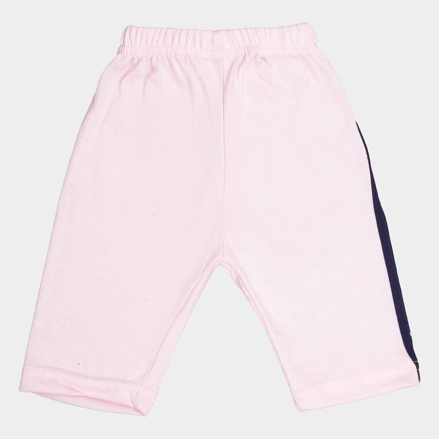 Infants Solid Elasticated Pyjama, Pink, large image number null