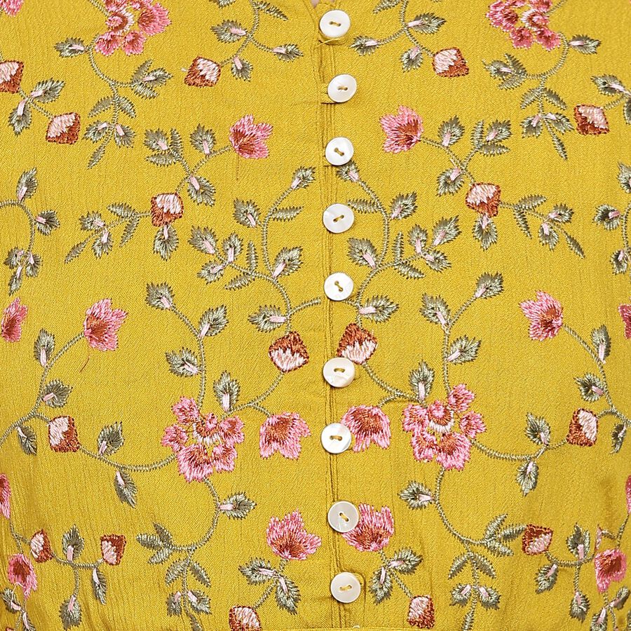 Ladies' Dress , Mustard, large image number null