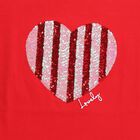 Girls' T-Shirt, Red, small image number null