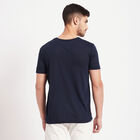 Round Neck T-Shirt, Navy Blue, small image number null