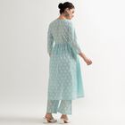 Ladies' Kurta Pyjama Set, Light Blue, small image number null