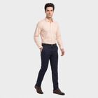 Men's Peach Formal Shirt, पीच, small