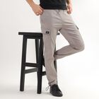 Men's Cargo Slim Fit Casual Trousers , हल्का ग्रे, small image number null