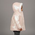 Infants Light Pink Round Casual Jacket, हल्का गुलाबी, small image number null