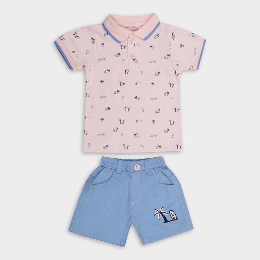 Infants'100% Cotton Baba Suit, Light Pink, large image number null