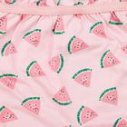 Girls Pink Regular Fit Watermelon Printed Bloomer, Light Pink, small