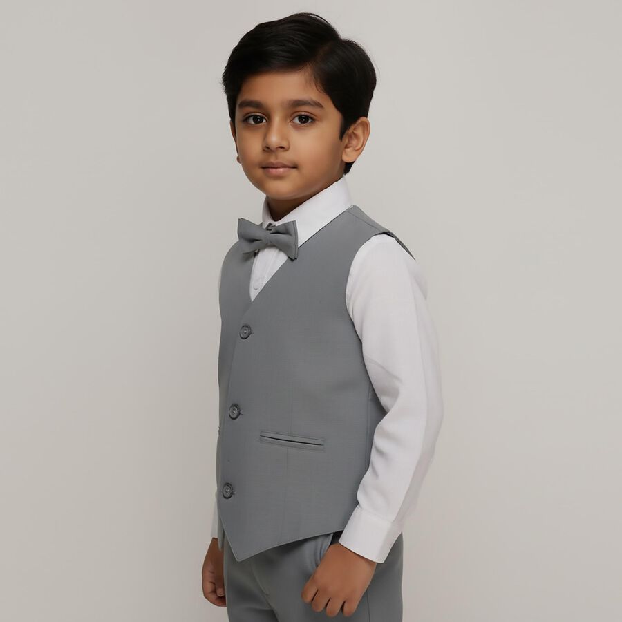 Boys' 100% Cotton Casual Shirt, सफ़ेद, large image number null