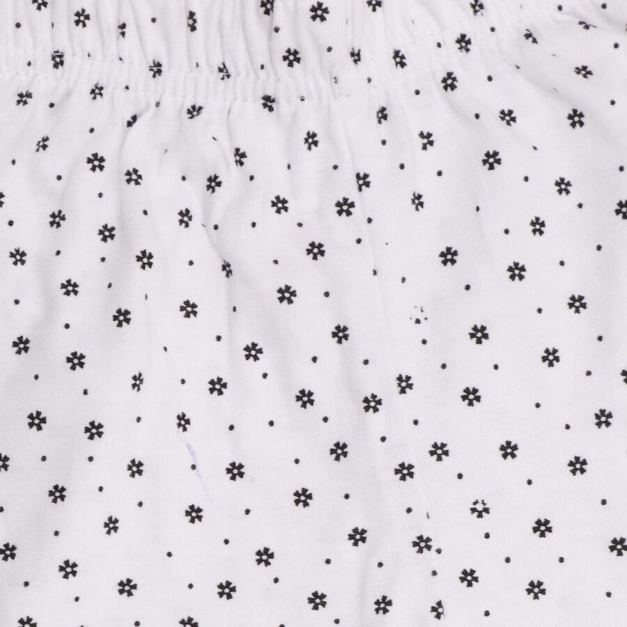 Girls' 100% Cotton Pyjama , White, large image number null