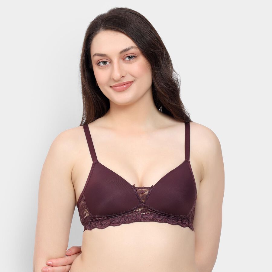 Ladies' Bra , Brown, large image number null