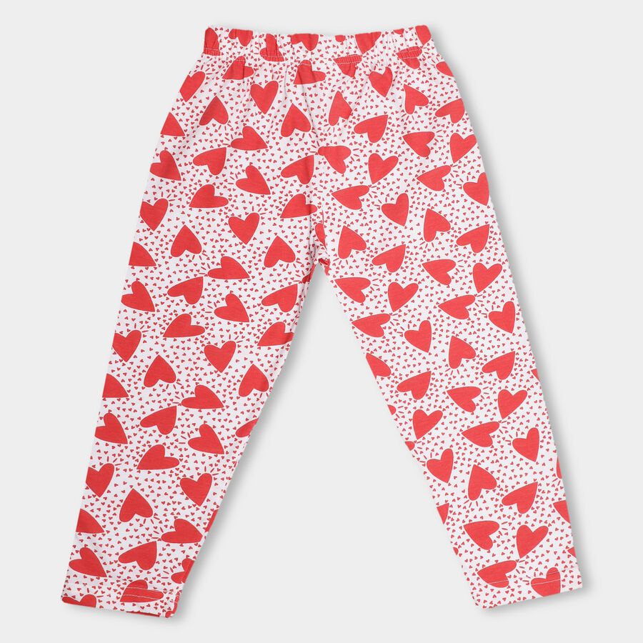 Girls' Regular Pyjama, White, large image number null