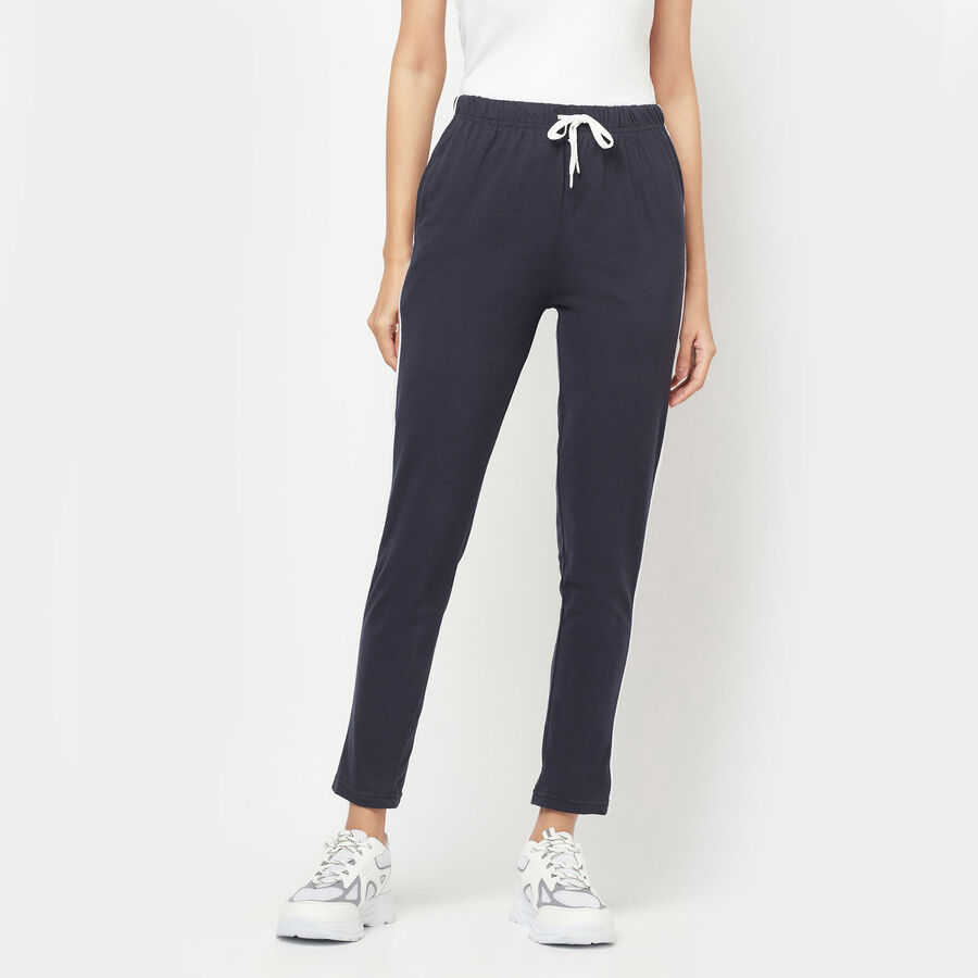 Cut N Sew Joggers, Navy Blue, large image number null