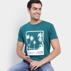 Round Neck T-Shirt, Teal Blue, small image number null