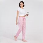 Women's Off White Straight Fit Strawberry Lounge Pyjama, ऑफ व्हाइट, small