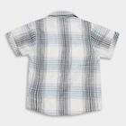 Infants Light Powder Blue Cotton Half Sleeve Classic Casual Shirt, Light Blue, small image number null