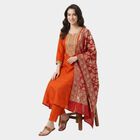 Women's Rust Embroidered Ethnic Set, Rust, small