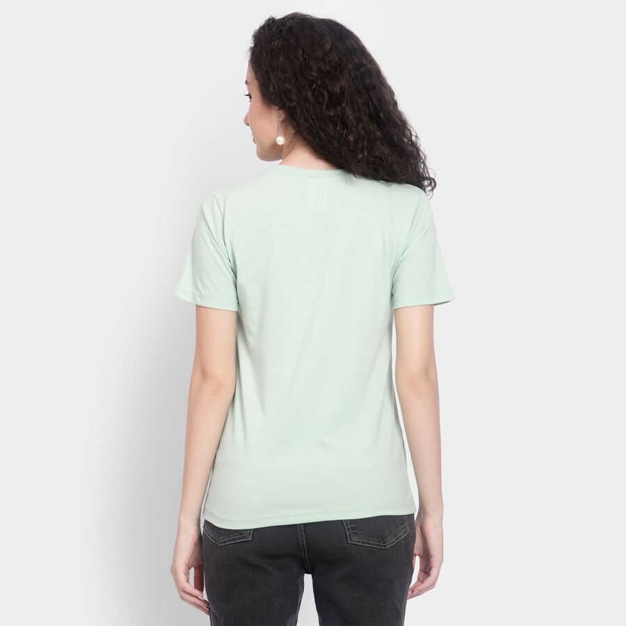 Ladies' Round Neck T-Shirt , Light Green, large image number null