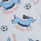 Boys All Over Print Bermuda, Light Blue, small image number null